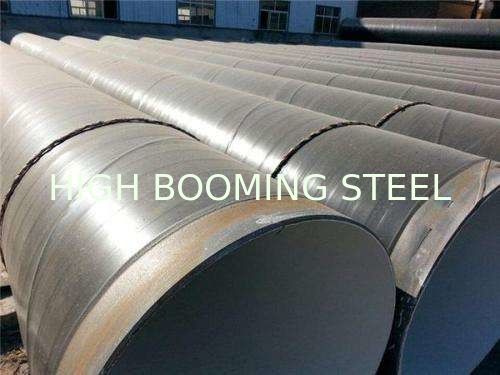 S235 Spiral Welded Steel Pipes with special coating as piles