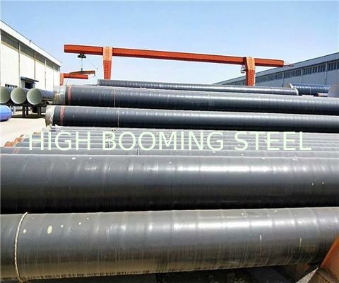 S235 EN10025 SSAW welded pile pipes with anti-rust coating