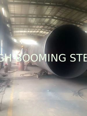 S355 Spiral welded piling pipes with anti-rust coating