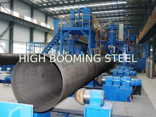 ASTM A252 GR2 lsaw welded pile pipes with anti-rust paintings