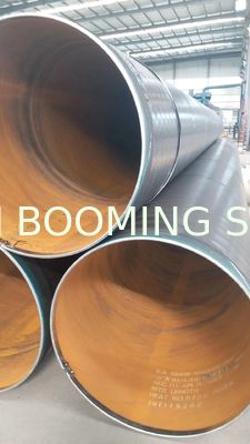 S355 Structural Spiral Pipes used as piles under the sea