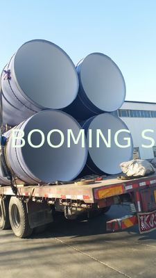 S355 Structural Spiral Pipes used as piles under the sea