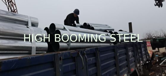 A53 hot galvanized seamless black pipes for water wells
